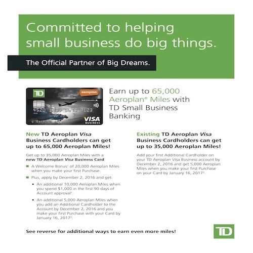 td unlimited business plan fees